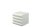 Hand towel stacking aid styrofoam, flame-resistant, 4 ribs     Size: 25x23x25 cm (H/W/D)    Color: white