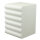 Hand towel stacking aid styrofoam, flame-resistant     Size: 6 ribs, 25x34x25 cm    Color: white