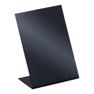 L-Aufsteller Kunststoff, DIN A7     Groesse: 10,5x7,5 cm (H/B)    Farbe: schwarz