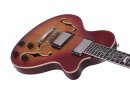 DIMAVERY LP-612 E-Gitarre, flamed sunburst