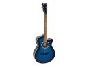 DIMAVERY AW-400 Western guitar, blueburst