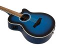 DIMAVERY AW-400 Western guitar, blueburst