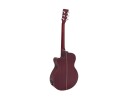 DIMAVERY AW-400 Western Guitar, redburst