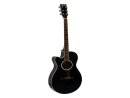 DIMAVERY AW-400 Western Guitar LH, black