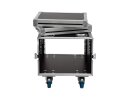 ROADINGER Rack Profi KM 8U 55cm with wheels