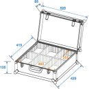 ROADINGER Universal-Koffer-Case, Trennwände schwarz