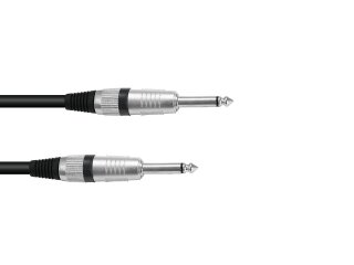 OMNITRONIC Jack Cable 6.3 mono 3m bk ROAD