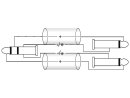 OMNITRONIC Adapter Cable Jack/2xJack 3m