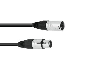 SOMMER CABLE XLR cable 3pin 0.9m bk Neutrik