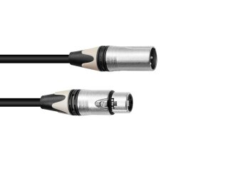 PSSO XLR Cable COL 3-pin 15m bk Neutrik