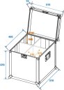 ROADINGER Flightcase 4x PAR-64 Spot long Clamp