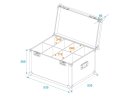 ROADINGER Flightcase 8x SLS Größe M