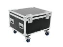 ROADINGER Flightcase 4x TMH-30/TMH-40/TMH-60 mit Rollen