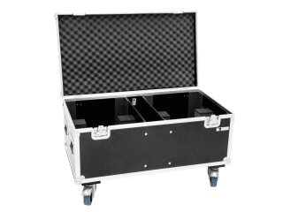 ROADINGER Flightcase 2x THA-250F mit Rollen