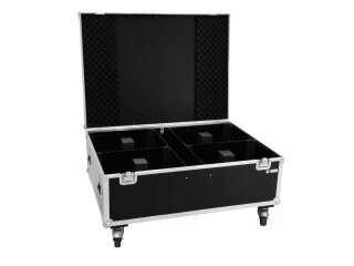 ROADINGER Flightcase 4x THA-250F mit Rollen