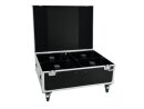 ROADINGER Flightcase 4x THA-250F mit Rollen