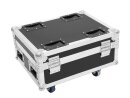 ROADINGER Flightcase 4x AKKU IP UP-4 QuickDMX with charging function