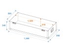 ROADINGER Flightcase 2x LCD ZL50