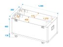 ROADINGER Flightcase 2x LCD ZL55