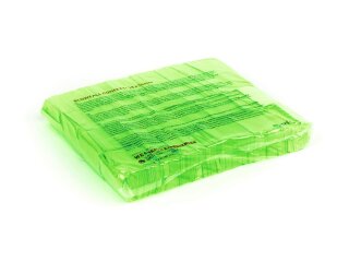 TCM FX Slowfall Confetti Rectangular 55x18mm, neon-green, uv active, 1kg