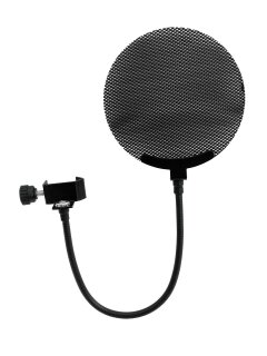 OMNITRONIC Microphone-Pop Filter metal, black