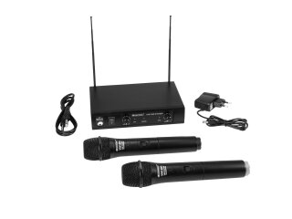 OMNITRONIC VHF-102 Wireless Mic System 209.80/205.75MHz