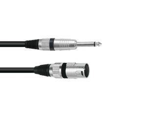 OMNITRONIC Adapter Cable XLR(M)/Jack mono 0.9m bk