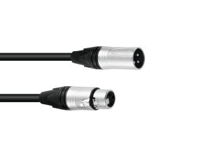 SOMMER CABLE DMX cable XLR 3pin 1.5m bk Neutrik