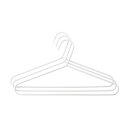 016 Clothes Hanger Kleiderbügel weiß