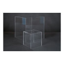 Acrylic box top side open     Size: 15x15x15cm    Color:...