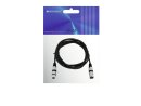 OMNITRONIC XLR Cable 3-pin 0.5m bk