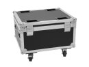 ROADINGER Flightcase 4x AKKU IP PAR 7 QCL WDMX mit Ladefunktion