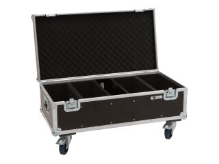 ROADINGER Flightcase 4x Audience Blinder 2x100W mit Rollen