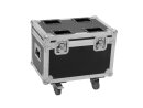 ROADINGER Flightcase 4x LED TMH-13/17/S30/W36 mit Rollen