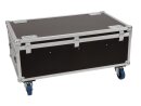 ROADINGER Flightcase 8x LED IP PAR 7x8W QCL/7x9W SCL mit Rollen