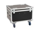 ROADINGER Flightcase 4x LED IP PAR 7x8W QCL/7x9W SCL mit Rollen