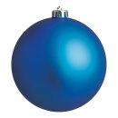 Christmas ball blue matt 12 pcs./carton - Material:  -...