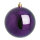 Weihnachtskugel, violett glänzend,  Größe: Ø 20cm Farbe: