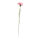 Carnation on stem out of artificial silk/ plastic, flexible     Size: 50cm, Ø8cm    Color: pink