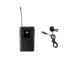 OMNITRONIC UHF-E Series Bodypack 518.7MHz + Lavalier Microphone