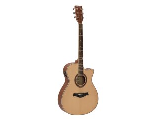 DIMAVERY AW-420 Western guitar, Sapele, nature