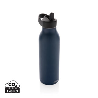 Avira Ara RCS Re-Steel Fliptop Wasserflasche 500ml Farbe: navy blau