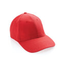 Impact 6 Panel Kappe aus 280gr rCotton mit AWARE™ Tracer Farbe: luscious red