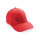 Impact 6 Panel Kappe aus 280gr rCotton mit AWARE™ Tracer Farbe: luscious red