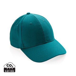 Impact 6 Panel Kappe aus 280gr rCotton mit AWARE™ Tracer Farbe: verdigris