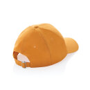 Impact 6 Panel Kappe aus 280gr rCotton mit AWARE™ Tracer Farbe: sundial orange