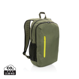 Impact AWARE™ 300D RPET Casual Rucksack Farbe: grün, limone