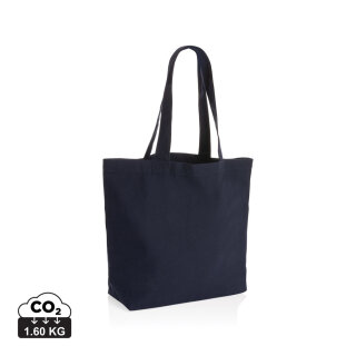 Impact Aware™ 240g/m² rcCanvas Shopper + Tasche, ungefärbt Farbe: navy blau