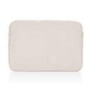 Laluka AWARE™ 15,6" Laptoptasche aus recycelter Baumwolle Farbe: off white