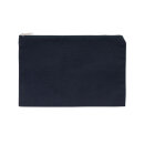 Impact Aware™ 285g/m² Stifte-Etui aus ungefärbtem Canvas Farbe: navy blau